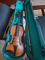 Oude Viool met koffer, Gebruikt, Viool, Ophalen of Verzenden, 4/4-viool