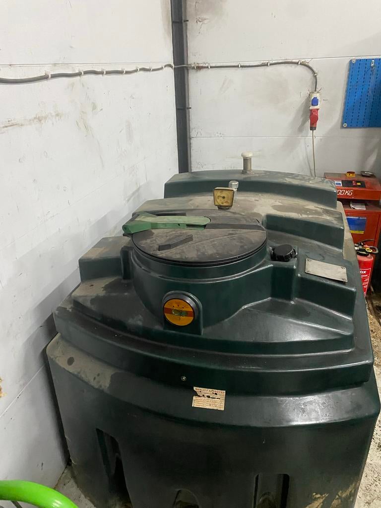 Kunststof Olie Opslagtank met Dubbele Wanden, Ophalen