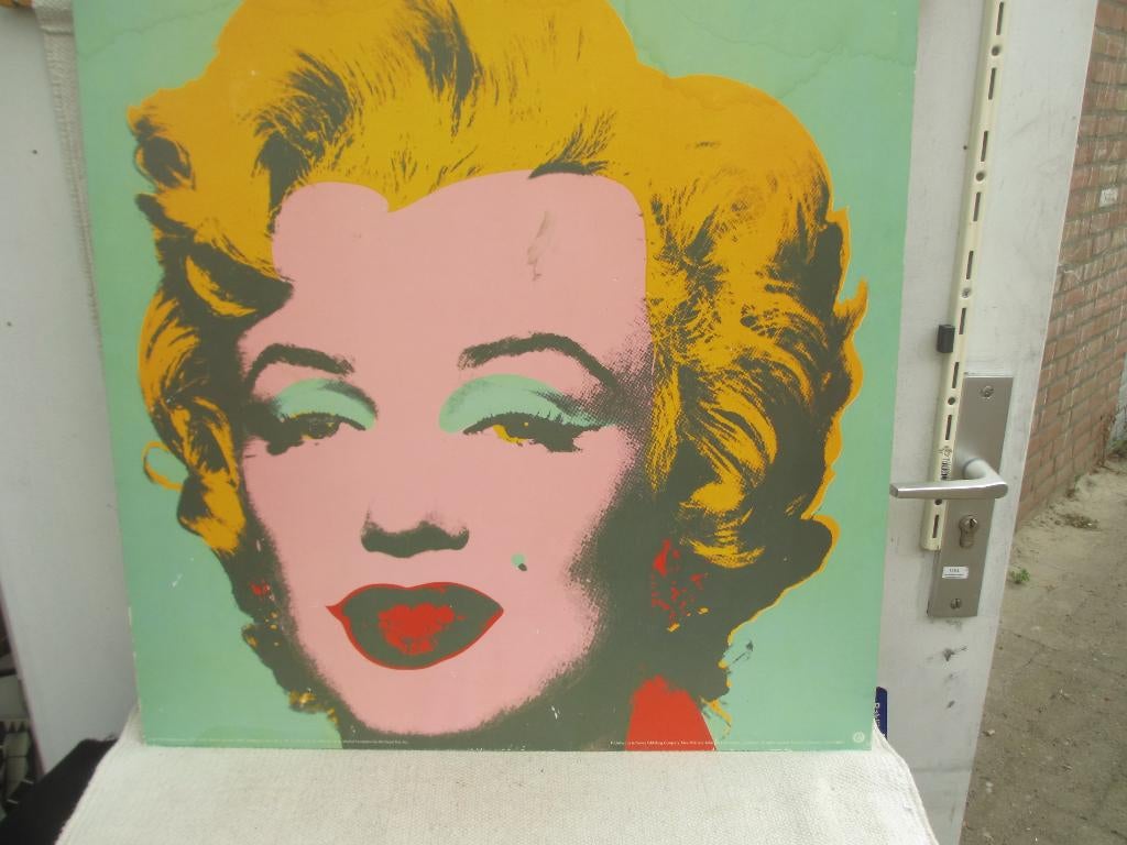 ANDY WARHOL Foundation MARILYN MONROE 1993 Art Print Poster, Ophalen of Verzenden, A1 t/m A3, Vierkant, Film en Tv