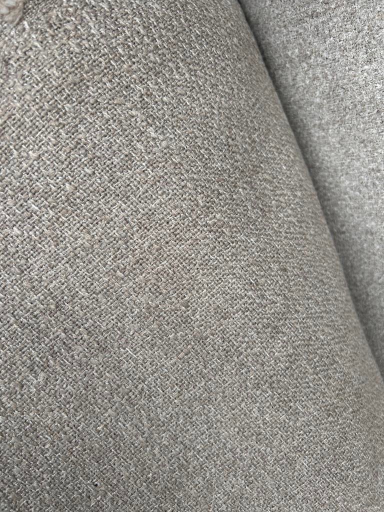 Meubelstof linnen look lever kleurig, 120 cm of meer, Beige, 200 cm of meer, Ophalen of Verzenden