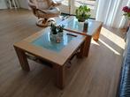 2 leuke handige salontafels, Gebruikt, 50 tot 100 cm, Eikenhout, Minder dan 50 cm