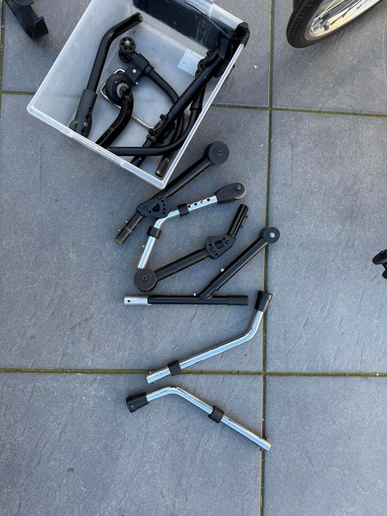 Universele Val beveiliging rolstoel anti kiep wielen, Ophalen of Verzenden, Zo goed als nieuw, Duwrolstoel