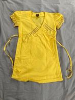 Gele wikkeljurk Kidz Art maat 110 - Zomerjurk, Ophalen of Verzenden, Zo goed als nieuw, Meisje, Jurk of Rok