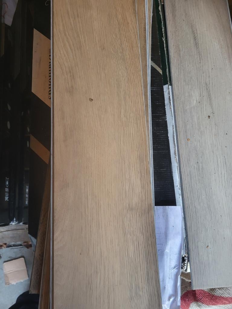 Laminaat vloerdelen - Licht eiken look, Huis en Inrichting, Stoffering | Vloerbedekking, Ophalen of Verzenden, Gebruikt, Laminaat