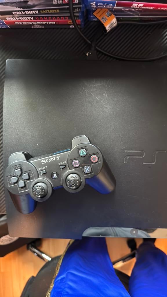 PlayStation 3, Spelcomputers en Games, Spelcomputers | Sony PlayStation 3, Ophalen, Gebruikt, Met 1 controller, Slim