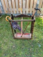 Vintage Paraplubak / Wandelstokhouder, Huis en Inrichting, Ophalen of Verzenden, Gebruikt, Hout