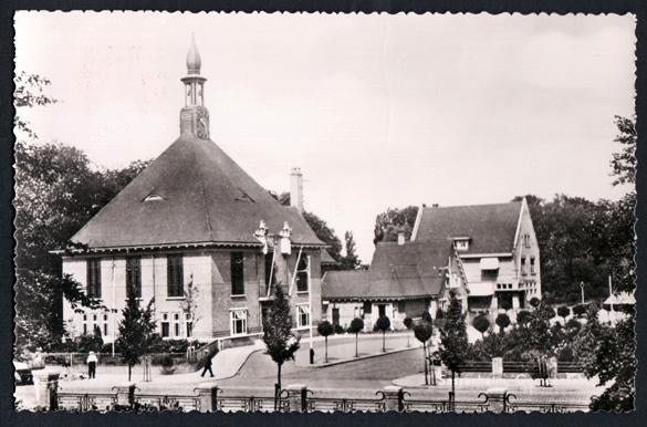 Sassenheim, Gemeentehuis. 1959., Ophalen of Verzenden, 1940 tot 1960, Ongelopen, Zuid-Holland