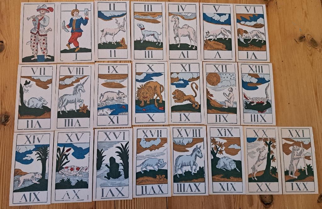 Tarot van den Borre Vintage dierentarot, Boeken, Gelezen, Tarot of Kaarten leggen, Van den borre, Overige typen
