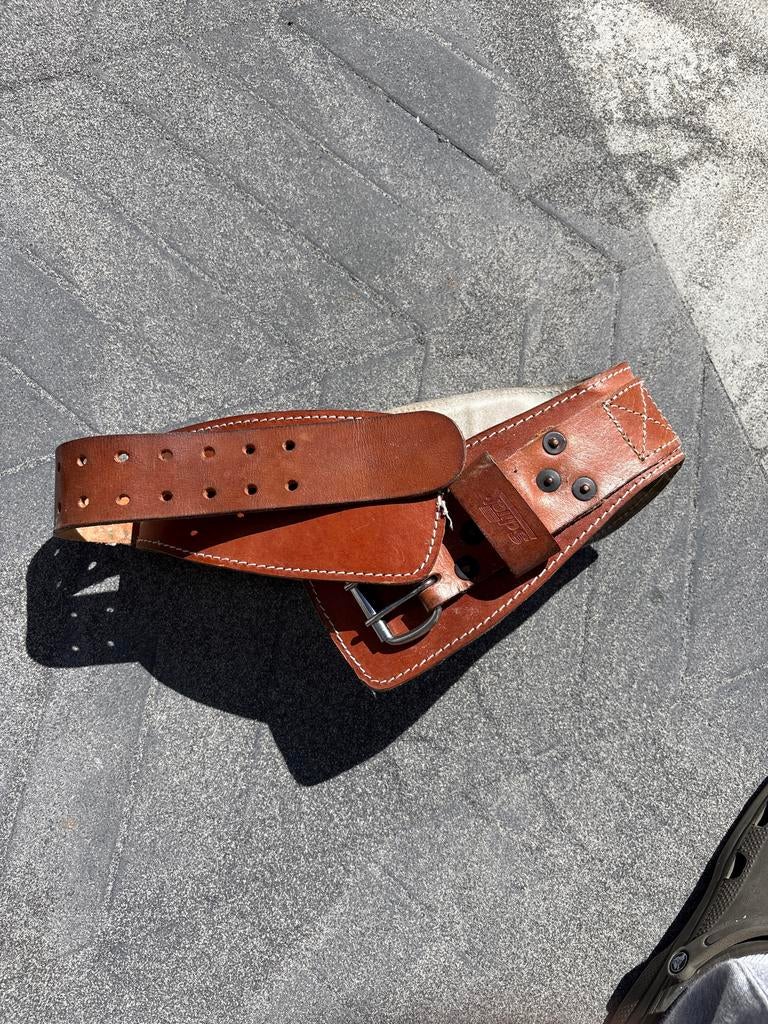 Schiek fitnessriem / gewichthefriem, Sport en Fitness, Ophalen of Verzenden, Gebruikt, Rug, Halterriem