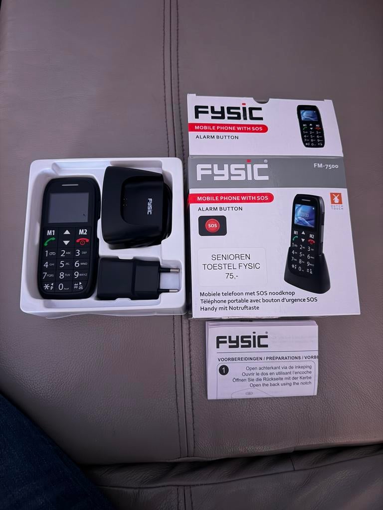 Fysic seniorentelefoon, Ophalen, Zo goed als nieuw, Geen camera