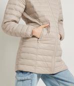 Tussenjas doorgestikt halflang beige/zand mt XL, Kleding | Dames, Ophalen of Verzenden, Zo goed als nieuw, Maat 46/48 (XL) of groter