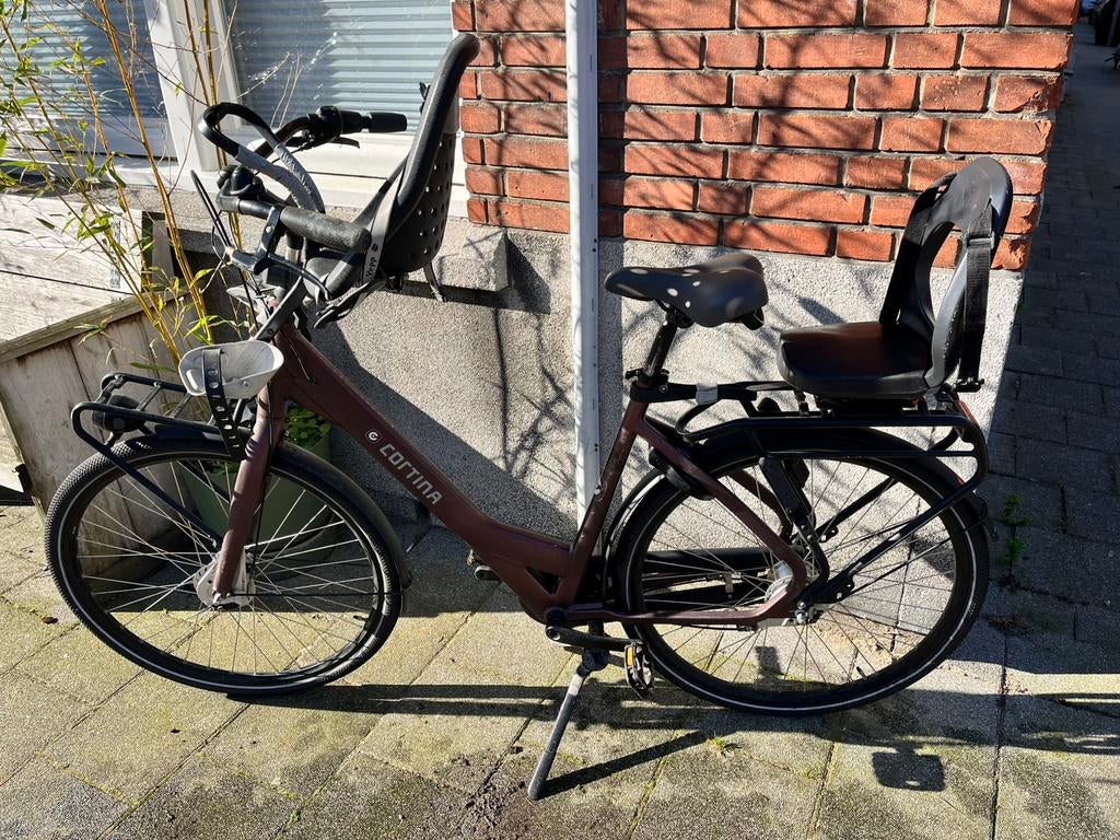 Moederfiets Cortina Common family, 2 zitjes, Gebruikt, 56 cm of meer, Versnellingen