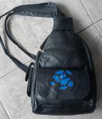 Leren mini rugzak met meerdere vakken, Sieraden, Tassen en Uiterlijk, Tassen | Rugtassen, Ophalen of Verzenden, Zo goed als nieuw