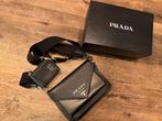 Prada Crossbody Tas Zwart Saffiano Leer met Portemonnee, Sieraden, Tassen en Uiterlijk, Tassen | Damestassen, Ophalen of Verzenden