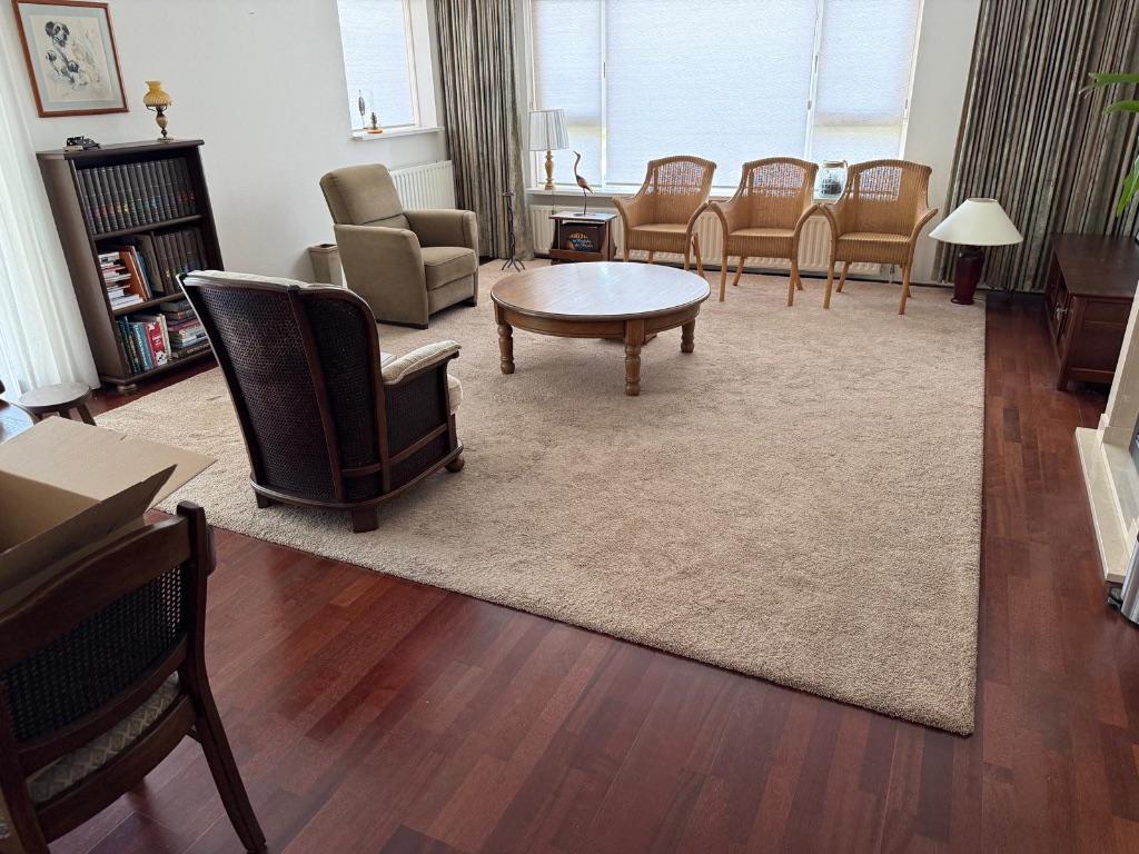 Vloerkleed, Ophalen, Beige, Vierkant, 200 cm of meer