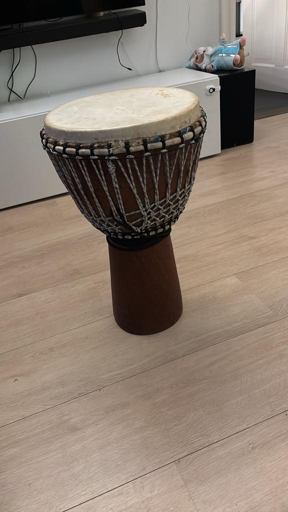 Djembe trommel, Muziek en Instrumenten, Drumstellen en Slagwerk, Ophalen, Gebruikt, Overige merken