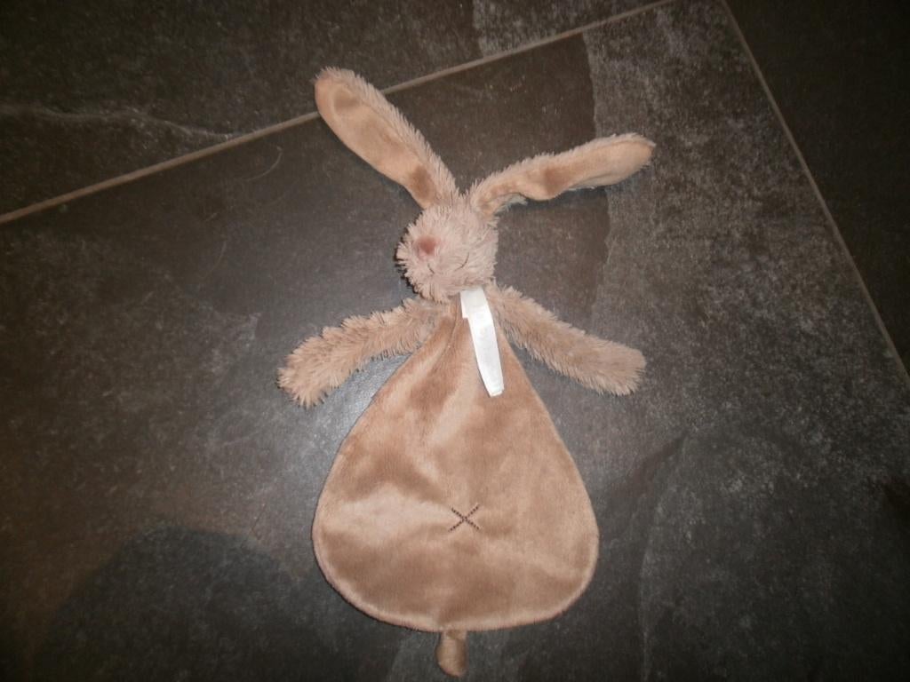 happy horse richie konijn bruin oker geel of oud roze/blauw, Overige karakters, Happy Horse, Ophalen of Verzenden, Wasbaar