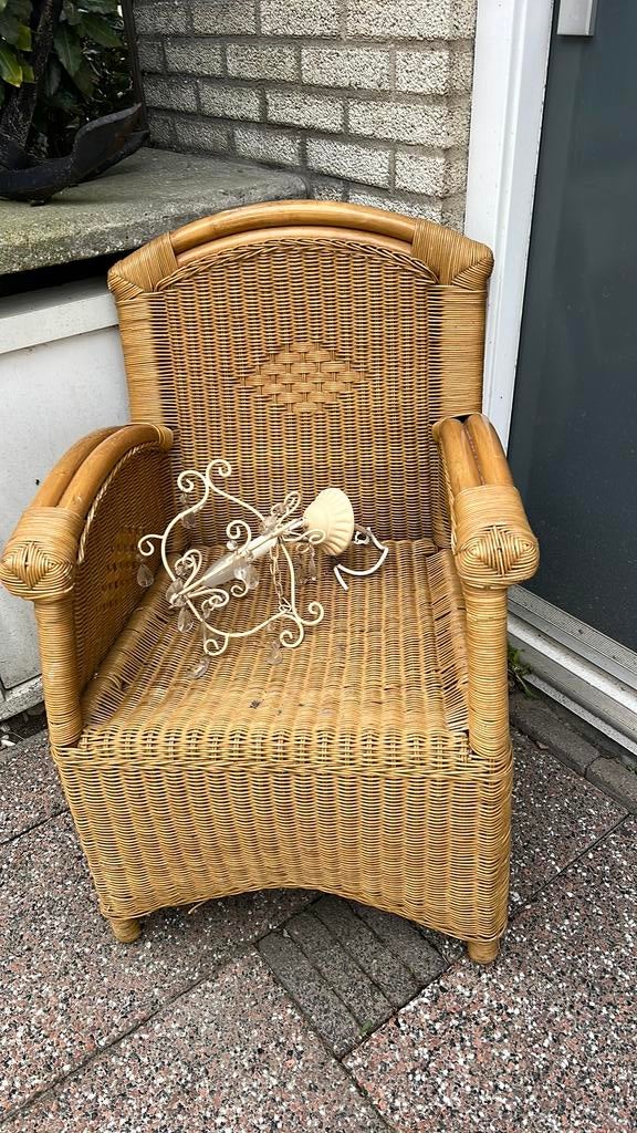 Rotan stoel gratis, Tuin en Terras, Ophalen, Gebruikt, Rotan
