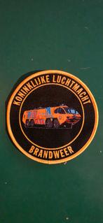 Brandweer RNLAF patch, Ophalen of Verzenden, Overige soorten, Nederland, Embleem of Badge