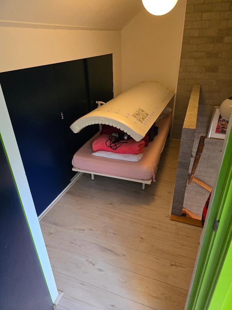 zonnebank hemel en bed, Witgoed en Apparatuur, Zonnebanken en Gezichtsbruiners, Ophalen, Gebruikt, Zonnebank enkelzijdig, Minder dan 10 lampen