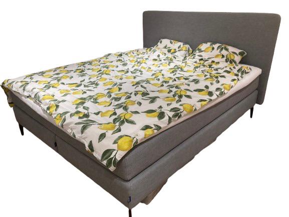 Boxspring | Karlsson | 180 x 210 cm | Lykka zwevend, Ophalen, 210 cm, Tweepersoons, Zo goed als nieuw