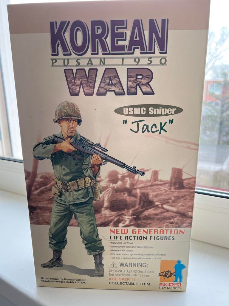 Dragon Models Koreaanse Oorlog USMC Sniper "Jack" Figuur, Ophalen of Verzenden, Nieuw