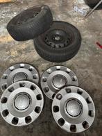Velgen 4 stuks Fiat 500 + wieldop (175/165 R14), Ophalen, Gebruikt