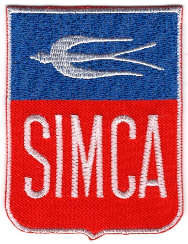 Simca stoffen opstrijk patch embleem, Ophalen of Verzenden, Nieuw, Auto's