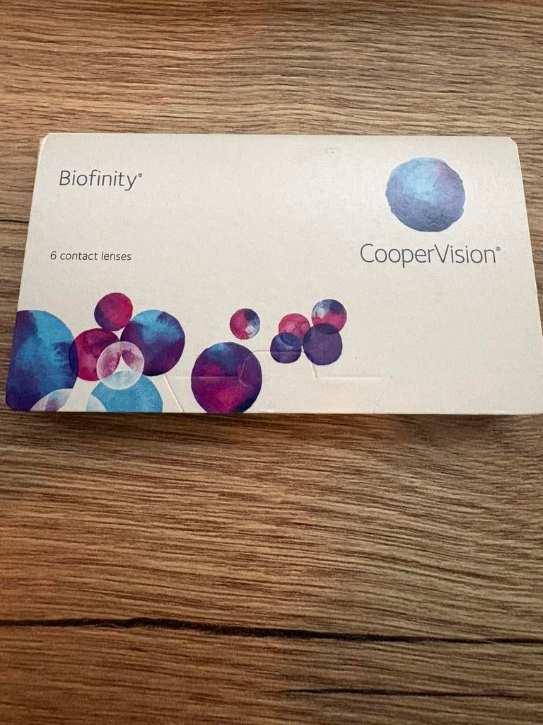CooperVision Biofinity lenzen -3.25 (nieuw, doosje 6 stuks), Nieuw, Ophalen of Verzenden, Toebehoren, Overige kleuren