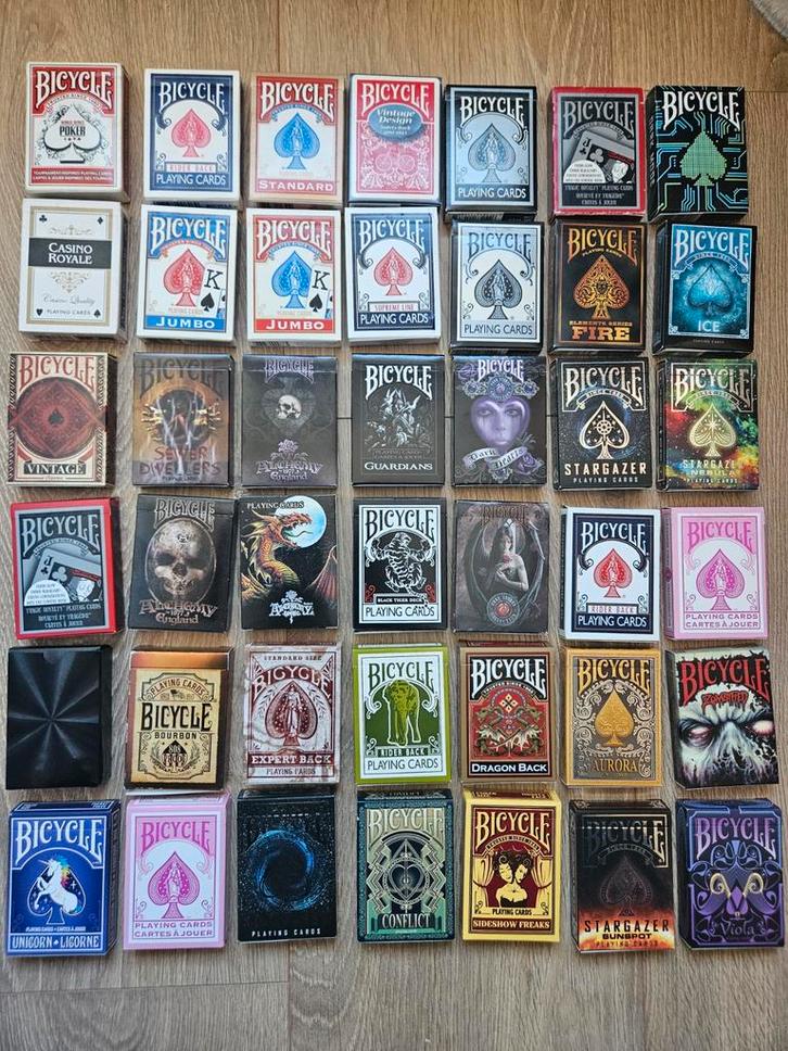 Bicycle Decks Poker speelkaarten 39 st. ZGAN, Verzamelen, Speelkaarten, Jokers en Kwartetten, Zo goed als nieuw, Speelkaart(en)
