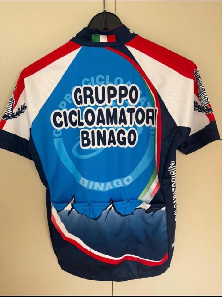 Wielershirt Santini G.C. Binago maat M, Sport en Fitness, Wielrennen, Gebruikt, Kleding, Ophalen of Verzenden