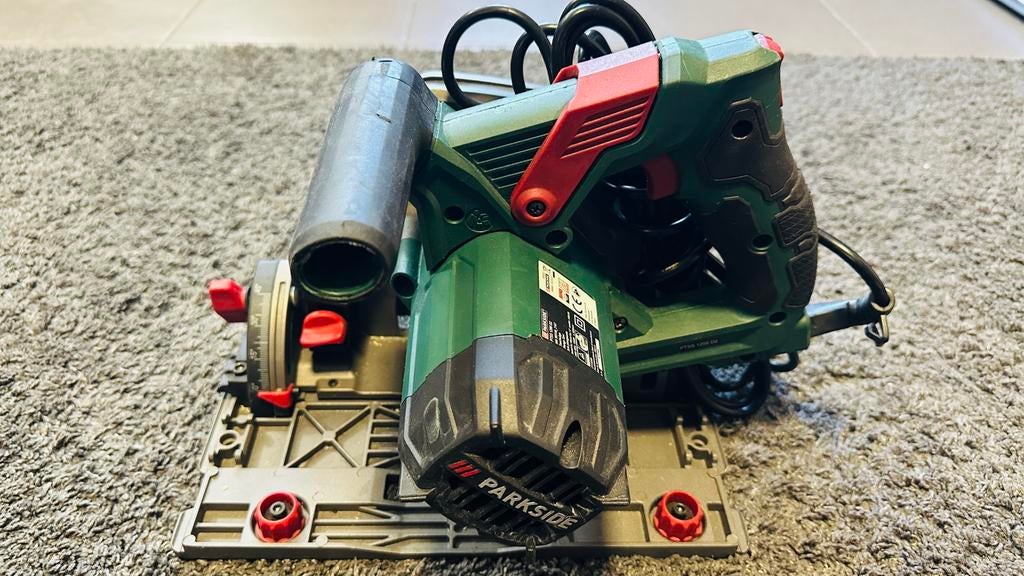 Parkside PHKS 1350 A1 circular saw, Ophalen of Verzenden, Zo goed als nieuw