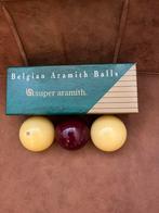 Aramith biljartballen, Ophalen of Verzenden, Zo goed als nieuw, Keu of Ballen