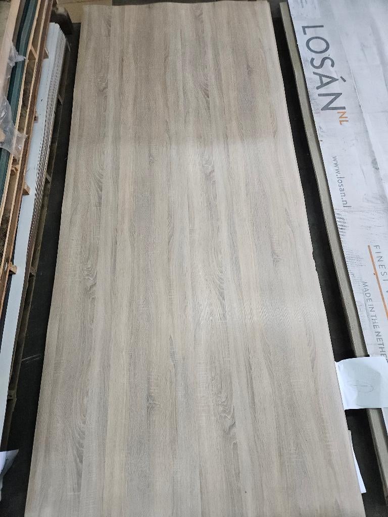 Duropal R20128 HPL platen licht eiken 307x131cm ( 441 ), Doe-het-zelf en Verbouw, Platen en Panelen, Gebruikt, Ophalen