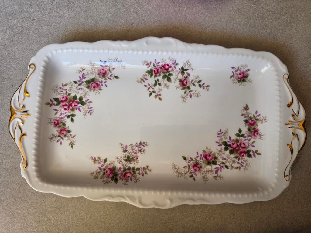 Royal Albert Lavender Rose Cakebord / Schaaltje, Antiek en Kunst, Ophalen of Verzenden