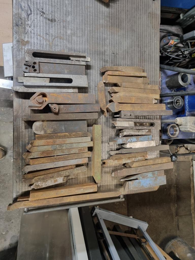 Diverse draaibank beitels - Grote partij, Antiek en Kunst, Ophalen