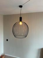 Moderne zwarte draad hanglamp voor eettafel, Ophalen, Zo goed als nieuw, Metaal, 50 tot 75 cm