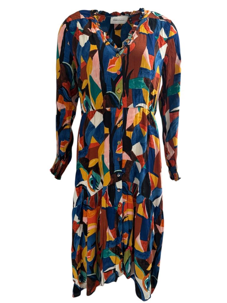 Pom Amsterdam jurk M, Ophalen of Verzenden, Zo goed als nieuw, Onder de knie