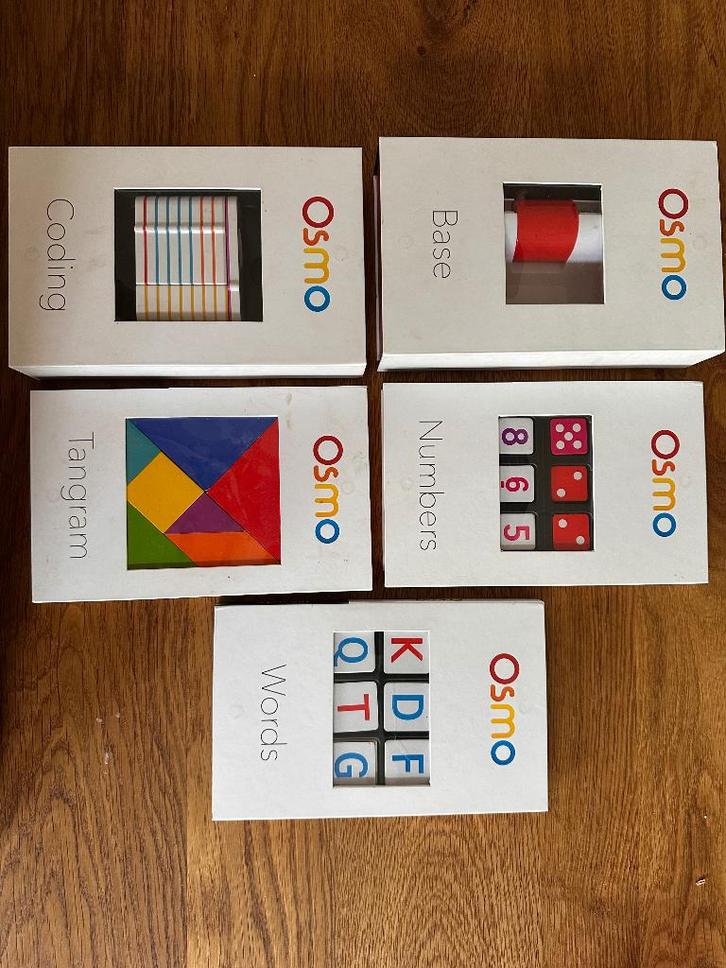 Osmo base, Coding, Tangram, Numbers en Words, Kinderen en Baby's, Speelgoed | Educatief en Creatief, Zo goed als nieuw, Ophalen