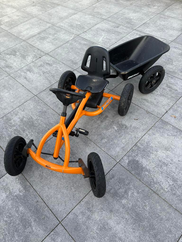 Berg Buddy Skelter met aanhangwagen, Kinderen en Baby's, Speelgoed | Buiten | Skelters, Ophalen, Gebruikt, Berg, Met kar of aanhanger