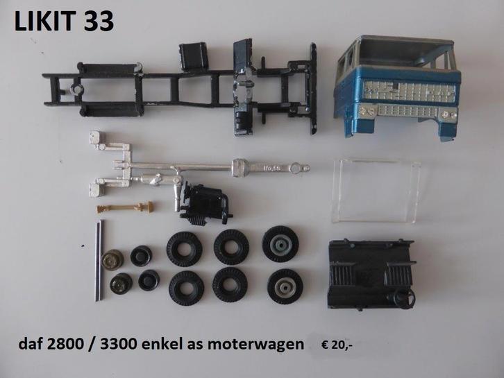 lion kits 2, Hobby en Vrije tijd, Modelauto's | 1:50, Zo goed als nieuw, Bus of Vrachtwagen, Lion Toys, Ophalen of Verzenden