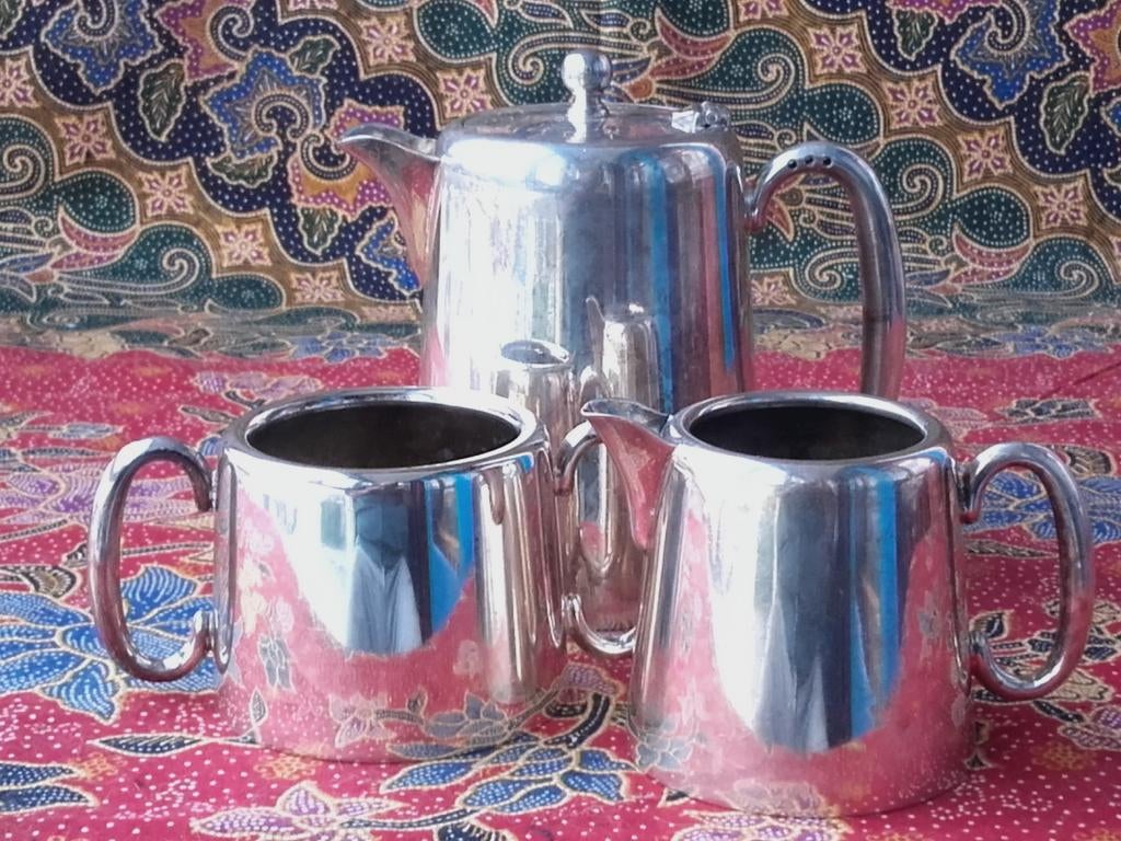 Mooi oud vintage Poston Chester koffieservies uit Engeland.