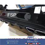 W205 C63 AMG Achterbumper Mercedes C Klasse zwart wit grijs, Gebruikt, -, Ophalen of Verzenden, Achter