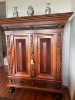 Mooie oude houten kast, Huis en Inrichting, Ophalen, Gebruikt, 25 tot 50 cm