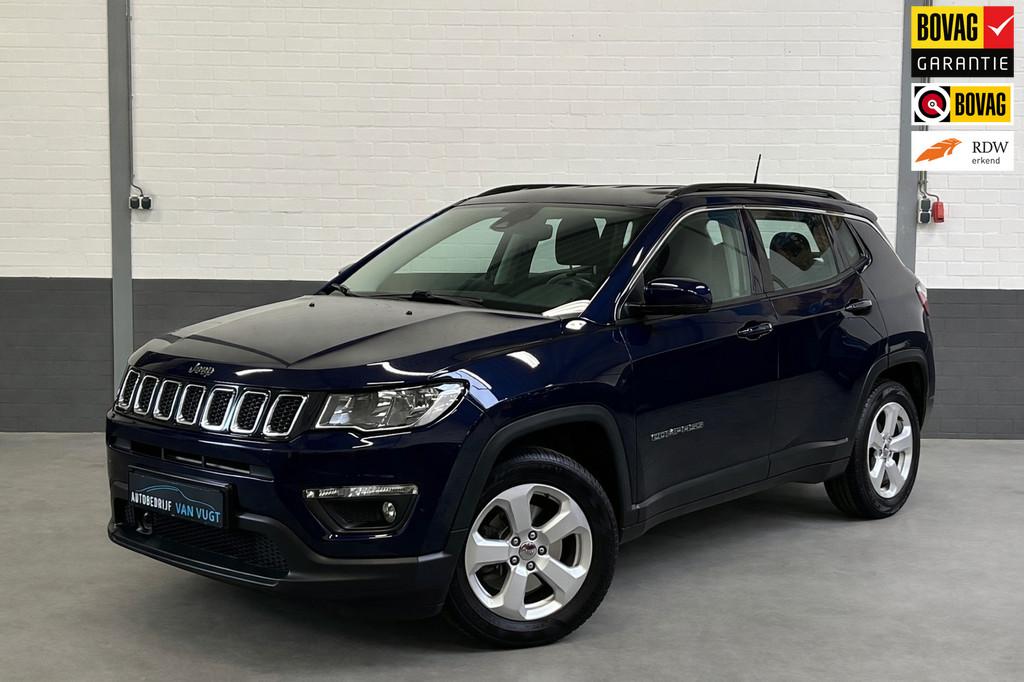 Jeep Compass 1.4 MultiAir, Apple-Android, pdc, nav, climate, Voorwielaandrijving, Gebruikt, Zwart, 4 cilinders