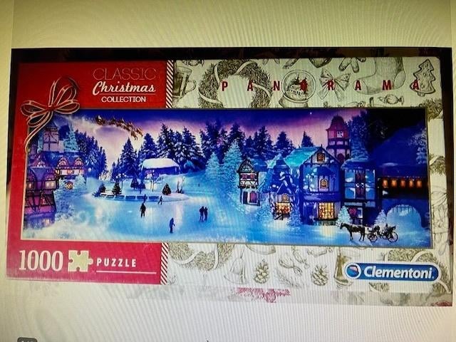 Sneeuw legpuzzel 1000 stukjes, Ophalen of Verzenden, 500 t/m 1500 stukjes, Zo goed als nieuw