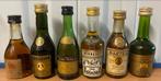 Verzameling van 6 Vintage Cognac Miniatuurflesjes, Ophalen of Verzenden