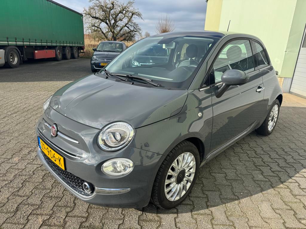 Fiat 500 Twinair Turbo 85pk Airco Navigatie Pano dak, Auto's, Fiat, Voorwielaandrijving, 40 €/maand, Euro 6, Leder en Stof