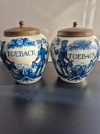 Set van 2 Goedewaagen Holland Toeback tabakspotten, Antiek en Kunst, Ophalen