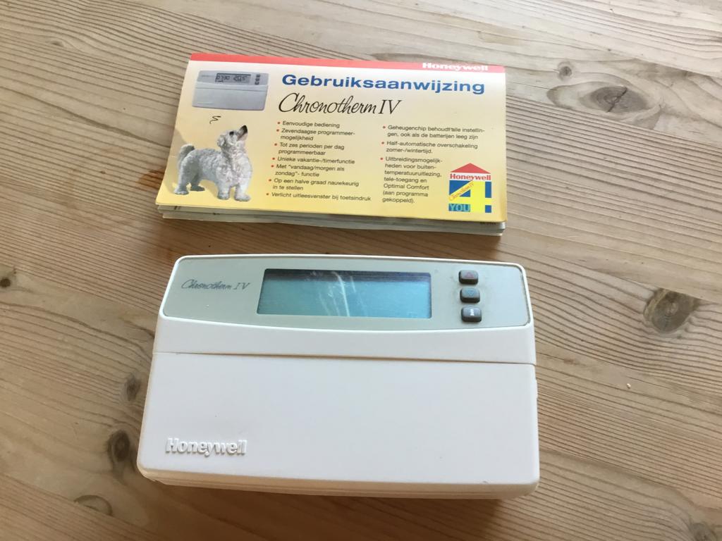 Thermostaat, honeywell chronotherm IV, Ophalen of Verzenden, Gebruikt